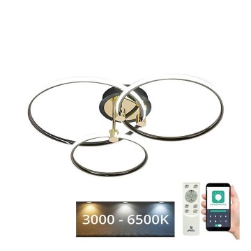 LED Prigušiva stropna svjetiljka LED/64W/230V 3000-6500K + daljinski upravljač