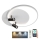 LED Prigušiva stropna svjetiljka LED/65W/230V 3000-6500K bijela + daljinski upravljač