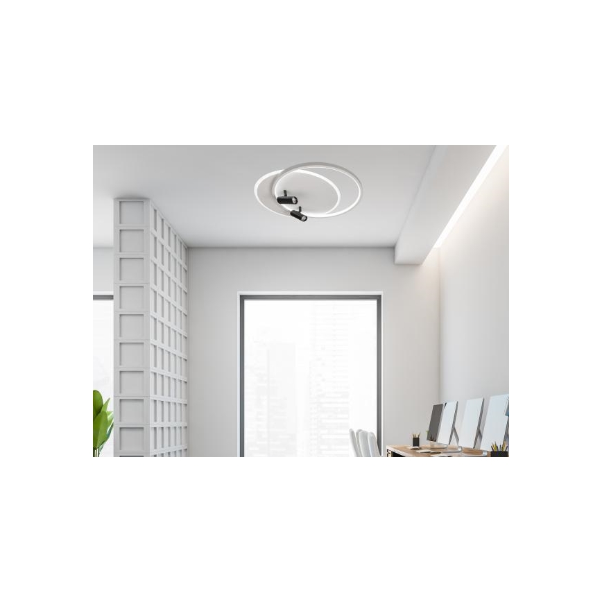 LED Prigušiva stropna svjetiljka LED/65W/230V 3000-6500K bijela + daljinski upravljač