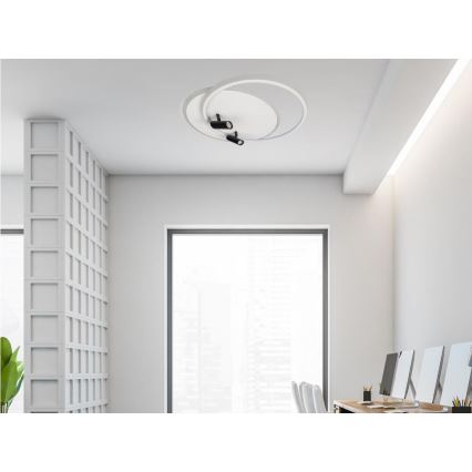 LED Prigušiva stropna svjetiljka LED/65W/230V 3000-6500K bijela + daljinski upravljač