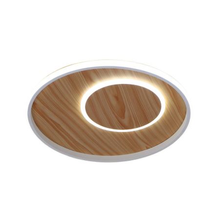 LED Prigušiva stropna svjetiljka LED/65W/230V 3000-6500K smeđa +daljinski upravljač