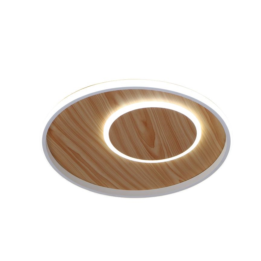 LED Prigušiva stropna svjetiljka LED/65W/230V 3000-6500K smeđa +daljinski upravljač