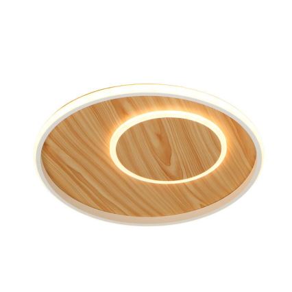 LED Prigušiva stropna svjetiljka LED/65W/230V 3000-6500K smeđa +daljinski upravljač