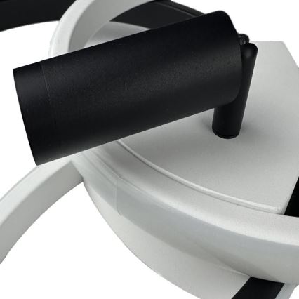 LED Prigušiva stropna svjetiljka LED/70W/230V 3000-6500K bijela/crna + daljinski upravljač