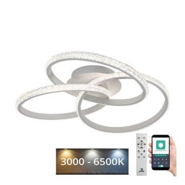 LED Prigušiva stropna svjetiljka LED/70W/230V 3000-6500K bijela + daljinski upravljač