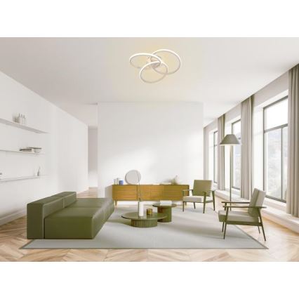 LED Prigušiva stropna svjetiljka LED/70W/230V 3000-6500K bijela + daljinski upravljač