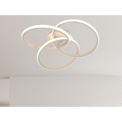 LED Prigušiva stropna svjetiljka LED/70W/230V 3000-6500K bijela + daljinski upravljač