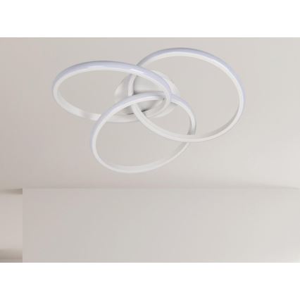 LED Prigušiva stropna svjetiljka LED/70W/230V 3000-6500K bijela + daljinski upravljač