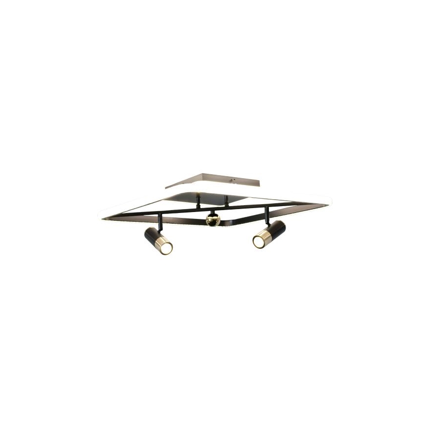 LED Prigušiva stropna svjetiljka LED/70W/230V 3000-6500K crna + daljinski upravljač