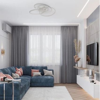 LED Prigušiva stropna svjetiljka LED/70W/230V 3000-6500K bijela + daljinski upravljač