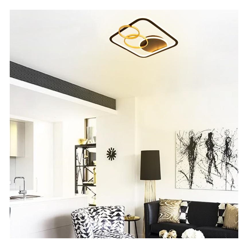 LED Prigušiva stropna svjetiljka LED/70W/230V 3000-6500K + daljinski upravljač