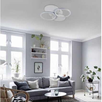 LED Prigušiva stropna svjetiljka LED/70W/230V 3000-6500K + daljinski upravljač