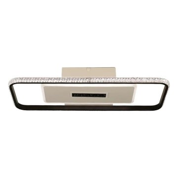 LED Prigušiva stropna svjetiljka LED/75W/230V 3000-6500K bijela/crna + daljinski upravljač