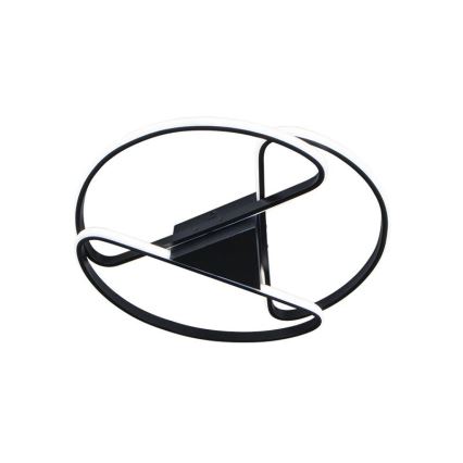LED Prigušiva stropna svjetiljka LED/75W/230V 3000-6500K crna + daljinski upravljač