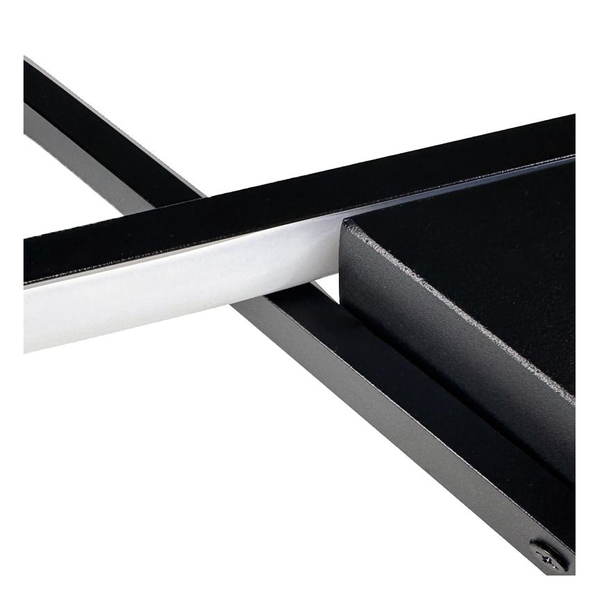 LED Prigušiva stropna svjetiljka LED/75W/230V 3000-6500K crna + daljinski upravljač