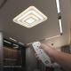 LED Prigušiva stropna svjetiljka LED/77W/230V 3000-6500K + daljinski upravljač