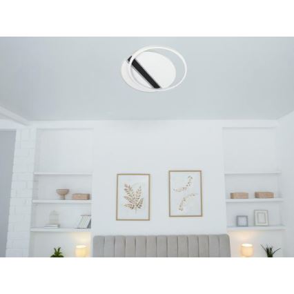 LED Prigušiva stropna svjetiljka LED/80W/230V 3000-6500K bijela + daljinski upravljač