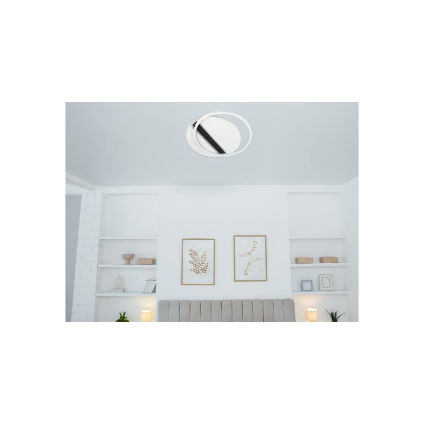 LED Prigušiva stropna svjetiljka LED/80W/230V 3000-6500K bijela + daljinski upravljač