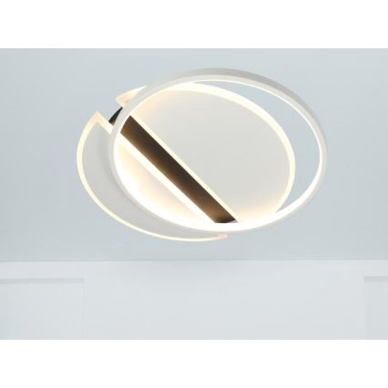 LED Prigušiva stropna svjetiljka LED/80W/230V 3000-6500K bijela + daljinski upravljač