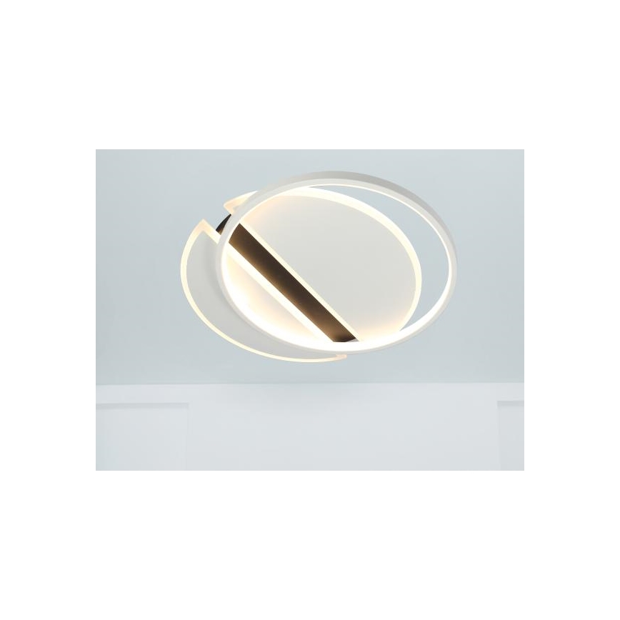 LED Prigušiva stropna svjetiljka LED/80W/230V 3000-6500K bijela + daljinski upravljač