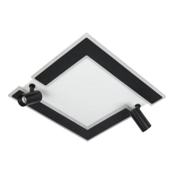 LED Prigušiva stropna svjetiljka LED/80W/230V 3000-6500K crna + daljinski upravljač