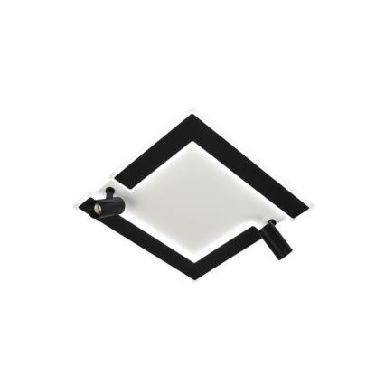 LED Prigušiva stropna svjetiljka LED/80W/230V 3000-6500K crna + daljinski upravljač