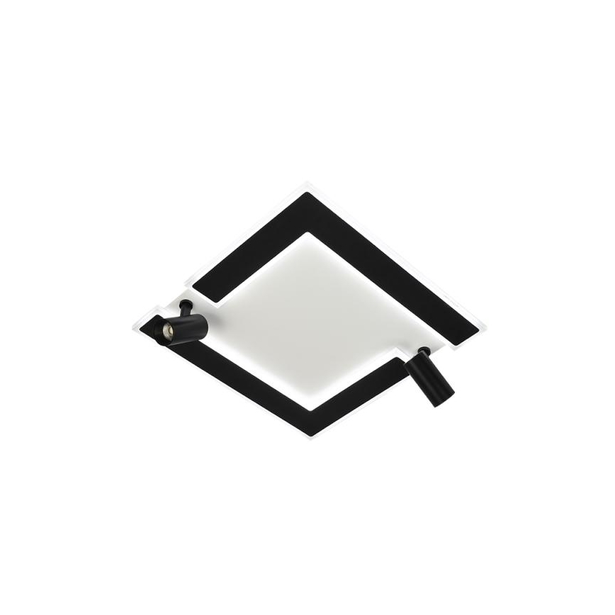 LED Prigušiva stropna svjetiljka LED/80W/230V 3000-6500K crna + daljinski upravljač