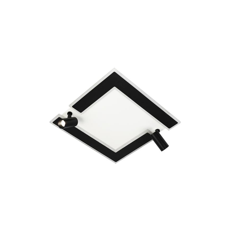 LED Prigušiva stropna svjetiljka LED/80W/230V 3000-6500K crna + daljinski upravljač