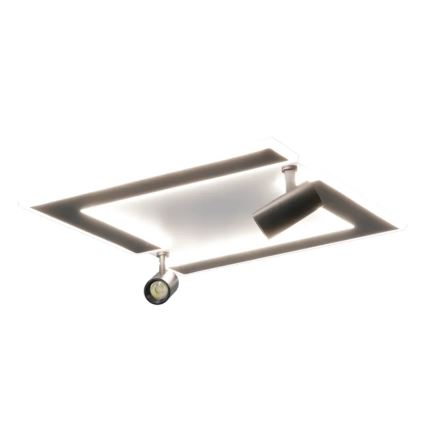 LED Prigušiva stropna svjetiljka LED/80W/230V 3000-6500K crna + daljinski upravljač