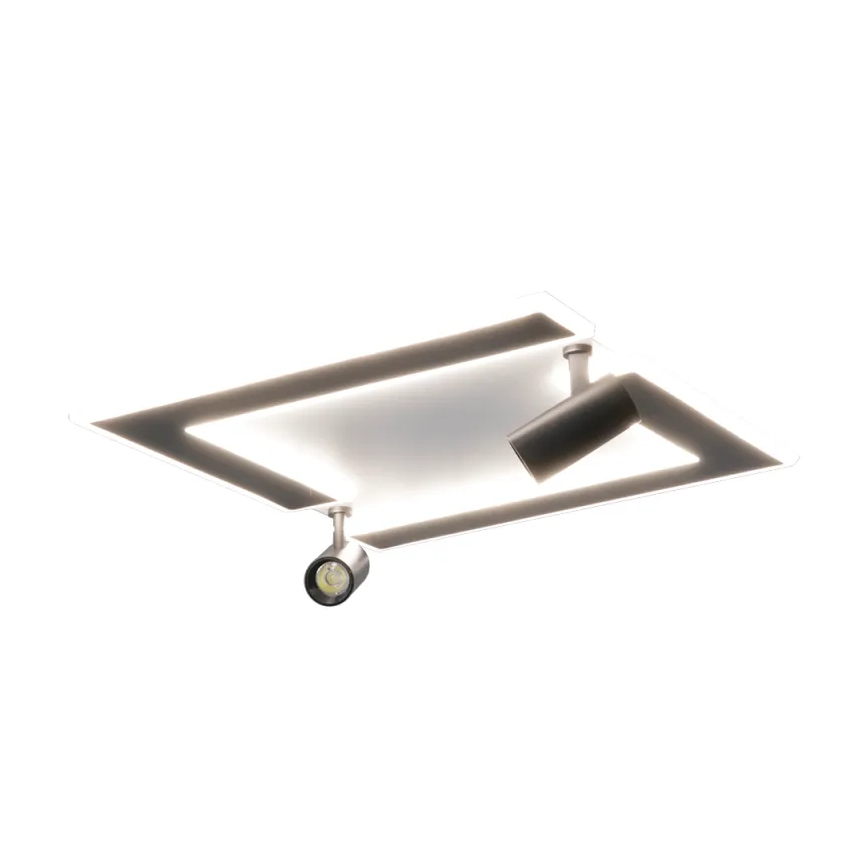 LED Prigušiva stropna svjetiljka LED/80W/230V 3000-6500K crna + daljinski upravljač