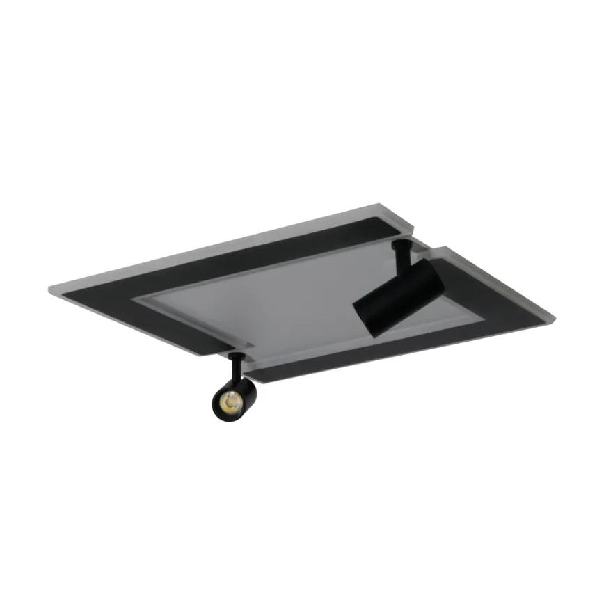 LED Prigušiva stropna svjetiljka LED/80W/230V 3000-6500K crna + daljinski upravljač