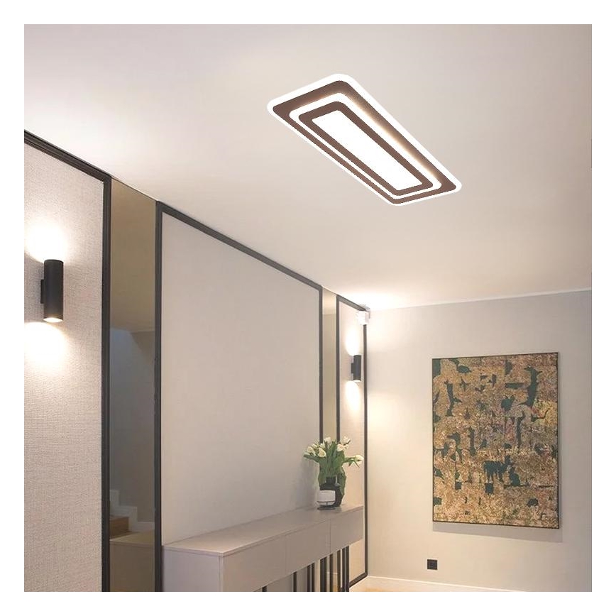 LED Prigušiva stropna svjetiljka LED/85W/230V 3000-6500K + daljinski upravljač