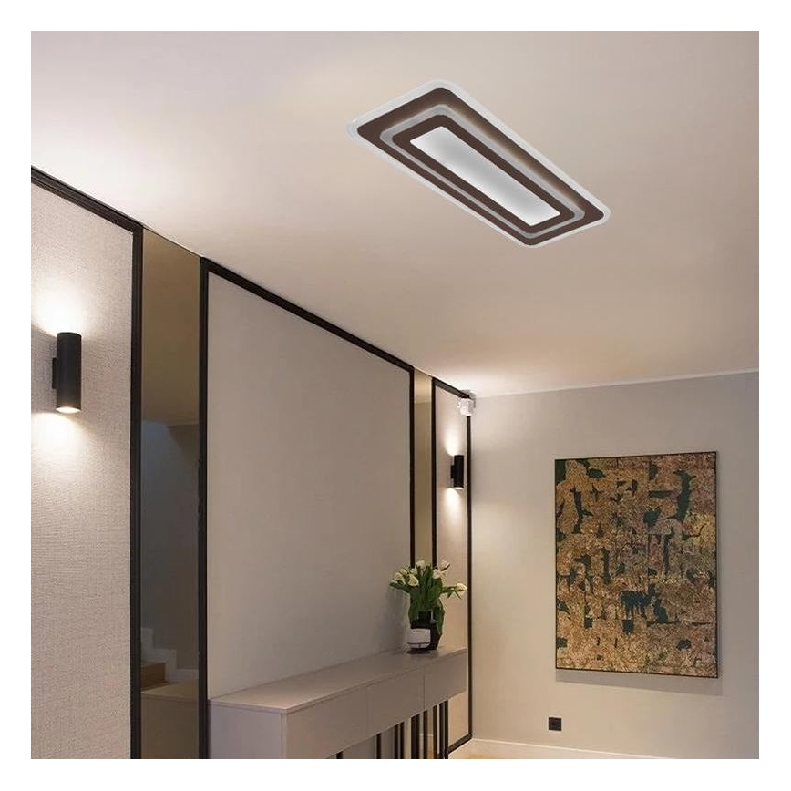 LED Prigušiva stropna svjetiljka LED/85W/230V 3000-6500K + daljinski upravljač