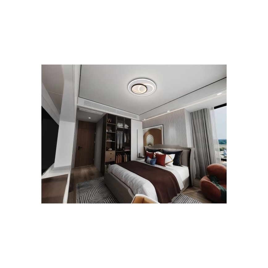 LED Prigušiva stropna svjetiljka LED/85W/230V 3000-6500K + daljinski upravljač