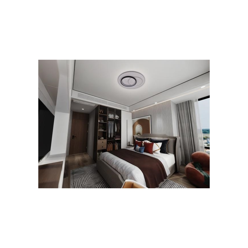 LED Prigušiva stropna svjetiljka LED/85W/230V 3000-6500K + daljinski upravljač