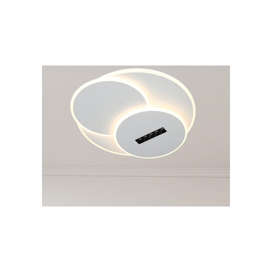 LED Prigušiva stropna svjetiljka LED/90W/230V 3000-6500K bijela + daljinski upravljač