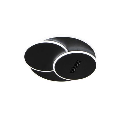 LED Prigušiva stropna svjetiljka LED/90W/230V 3000-6500K crna + daljinski upravljač