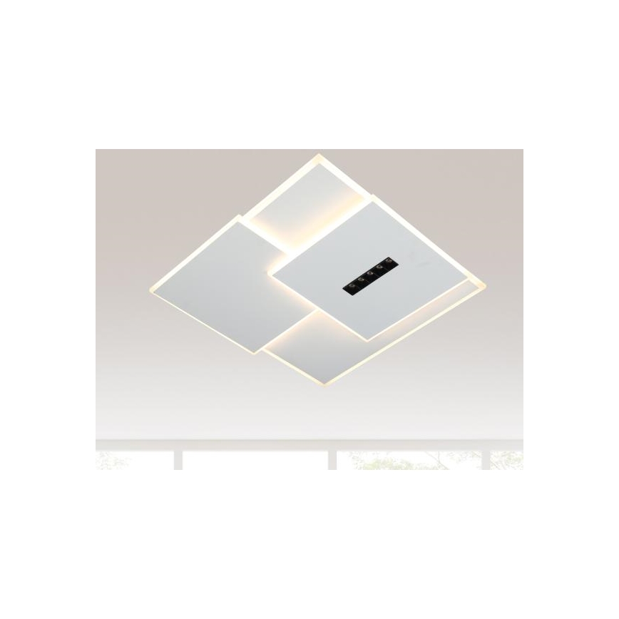 LED Prigušiva stropna svjetiljka LED/95W/230V 3000-6500K bijela + daljinski upravljač