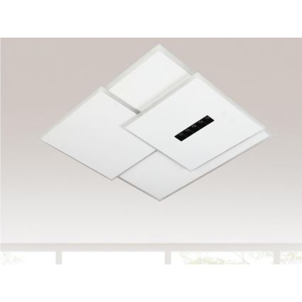 LED Prigušiva stropna svjetiljka LED/95W/230V 3000-6500K bijela + daljinski upravljač
