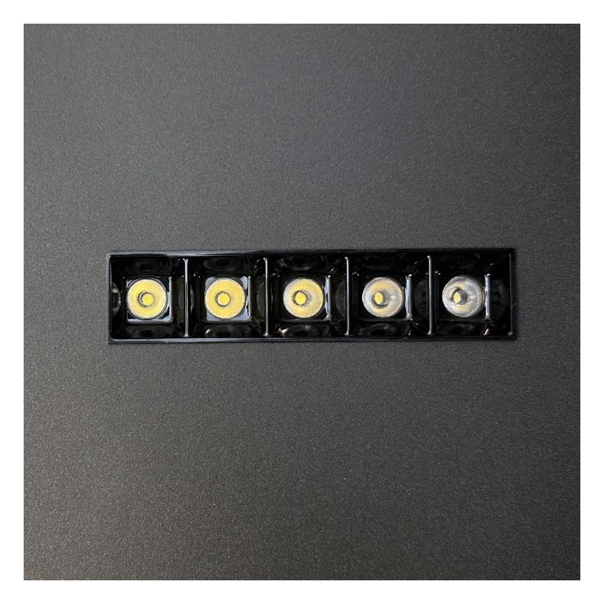 LED Prigušiva stropna svjetiljka LED/95W/230V 3000-6500K crna + daljinski upravljač
