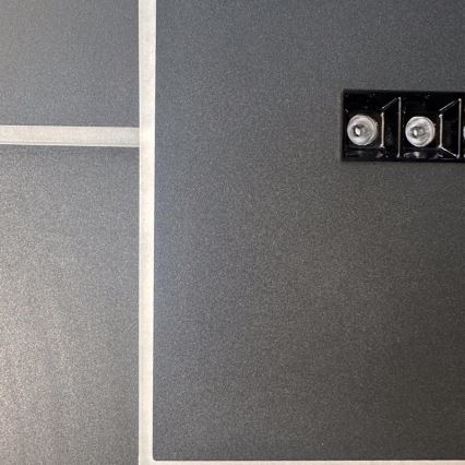 LED Prigušiva stropna svjetiljka LED/95W/230V 3000-6500K crna + daljinski upravljač