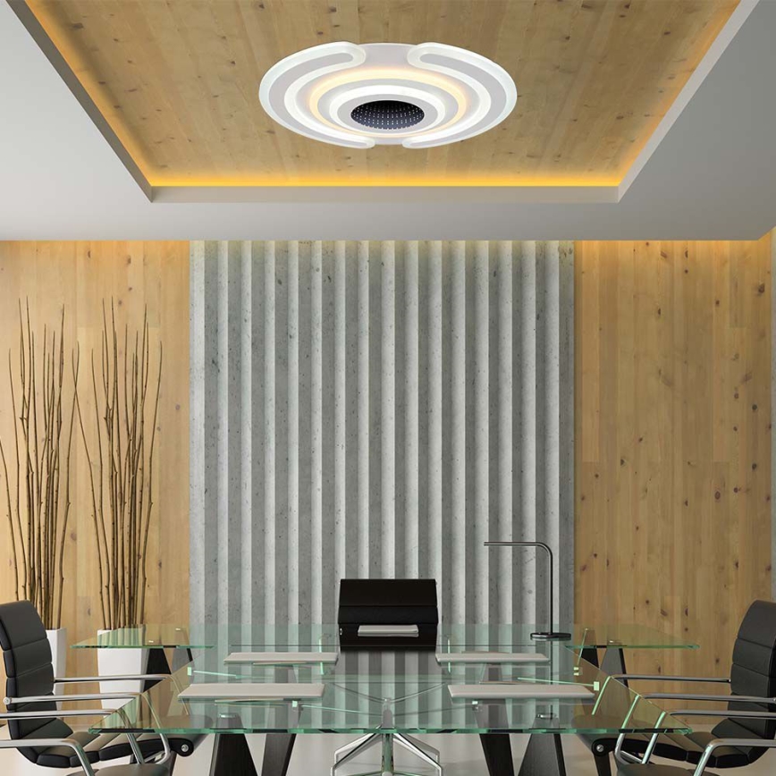 LED Prigušiva stropna svjetiljka LED/95W/230V 3000-6500K + daljinski upravljač