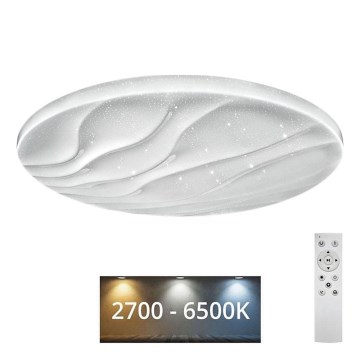LED Prigušiva stropna svjetiljka LIKA LED/60W/230V 2700-6500K pr. 58 cm + daljinski upravljač