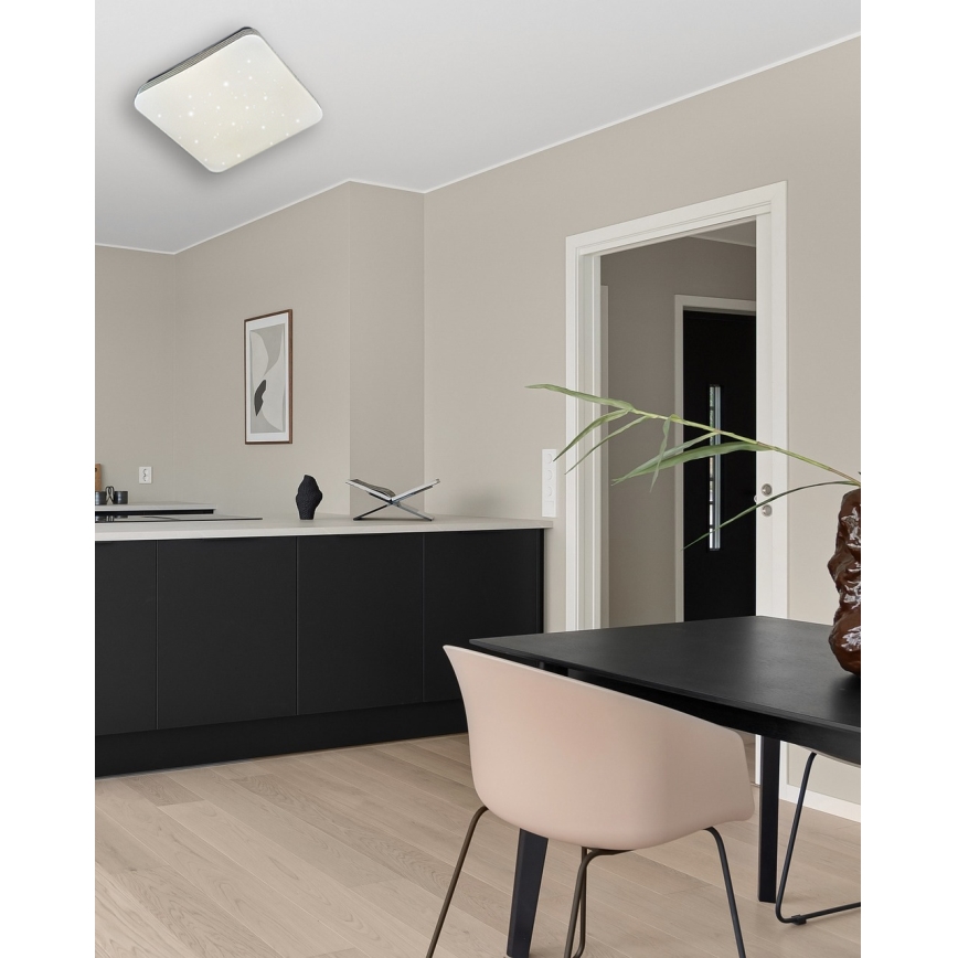 LED Prigušiva stropna svjetiljka MANA LED/36W/230V 2700-6500K 43x43 cm + daljinski upravljač