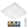 LED Prigušiva stropna svjetiljka MANA LED/60W/230V 2700-6500K 53x53 cm + daljinski upravljač