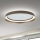 LED Prigušiva stropna svjetiljka MANTA LED/38W/230V 2700/3000/4000K pr. 45 cm smeđa