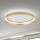 LED Prigušiva stropna svjetiljka MANTA LED/38W/230V 2700/3000/4000K pr. 45 cm zlatna