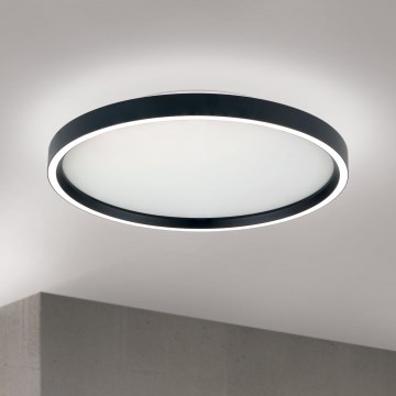 LED Prigušiva stropna svjetiljka MASCA LED/36W/230V 2700/3350/4000K pr. 40 cm crna