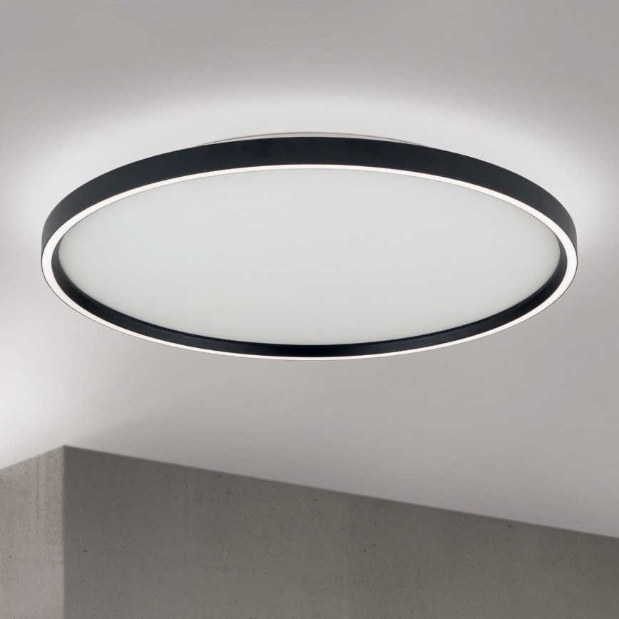 LED Prigušiva stropna svjetiljka MASCA LED/47W/230V 2700/3350/4000K pr. 60 cm crna