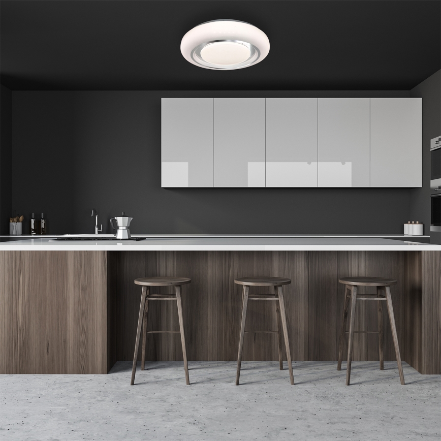 LED Prigušiva stropna svjetiljka MEGAN LED/48W/230V + daljinski upravljač